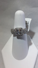 Load image into Gallery viewer, White Gold Three Diamond Style Ring