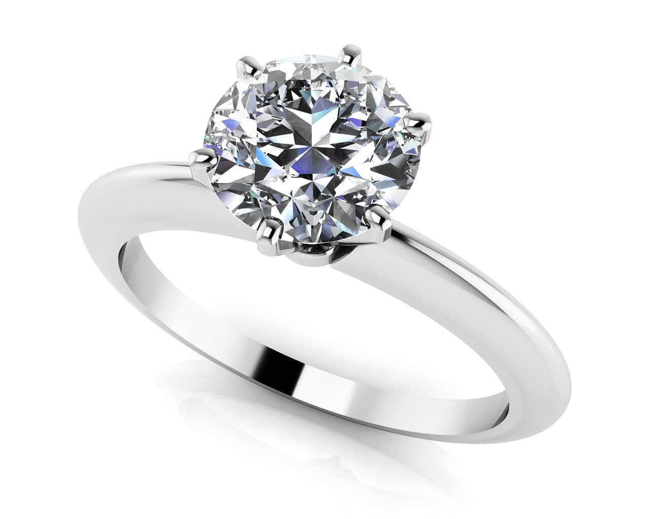 Classic Tiffany Style Solitaire Ring – Jay Seiler