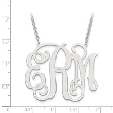 Load image into Gallery viewer, Script Monogram Necklace